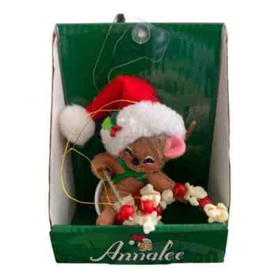 Annalee 3â? Stringing Popcorn Mouse Ornament Doll 2020 ~ #710520 (new, box, tags)