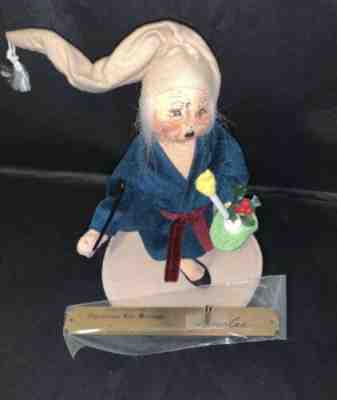 Annalee 10" Dickens Bedtime Scrooge with Fireplace Poker #546796 Christmas