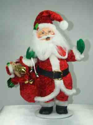 ANNALEE 15" COZY CHRISTMAS SANTA - 400812 - 2012 WITH TAG