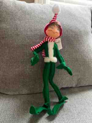 Annalee Dolls Merrymint Elf Green