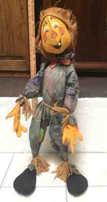 AnnaLee Mobilitee Doll Vintage Halloween Fall Thanksgiving Scarecrow RARE!