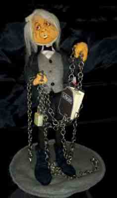 Vintage Annalee Doll Jacob Marley's Ghost A Christmas Carol Dickens Rare '90