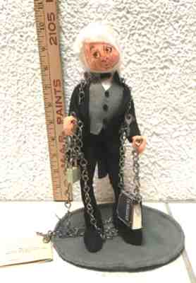 Annalee Mobilitee Doll Vintage Christmas Dickens Jacob Marley's Ghost NWT