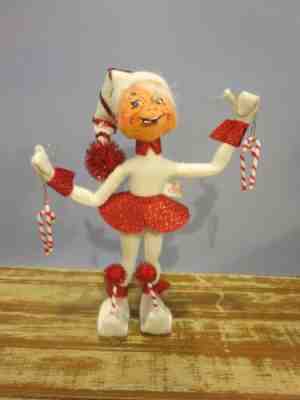 Vintage 2005 Annalee 9" White Holiday Elf Lord & Taylor Exclusive