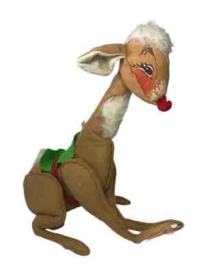 Annalee Mobilitee Rudolph the Red Nose Reindeer 1958-1959 Vintage RARE 15â?