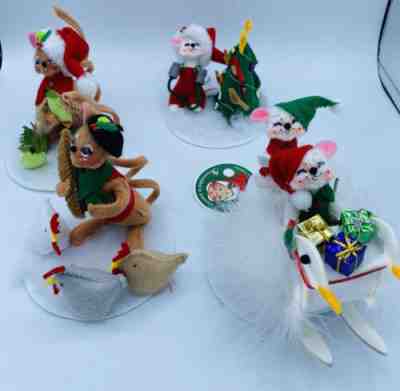 Annalee exclusive 2021 Twelve Days of Christmas Set 1 sold out Bag Tags Signed