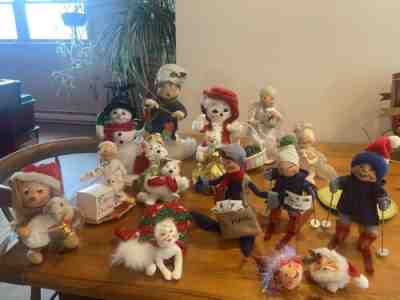annalee dolls christmas lot