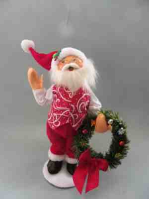 Large Annalee Doll 2019 15 In. "Christmas Swirl Santa" #410619 New