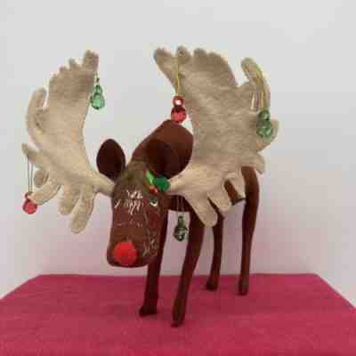 Annalee 2010 9" Masquerade Moose 75TH Anniversary Edition Christmas DÃ©cor