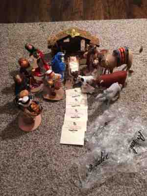 ANNALEE NATIVITY LOT OF 12 DOLLS ! SOME RARE ONES ! (IN BEAUTIFUL CONDITION)