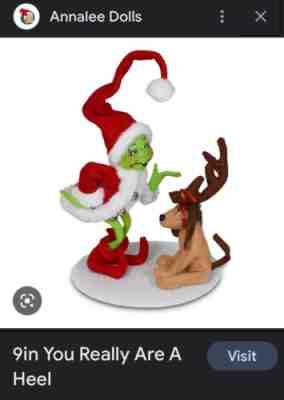 Annalee Grinch Doll 9â? â? You really are a heelâ? with Max - SOLD OUT EXCLUSIVEÂ 