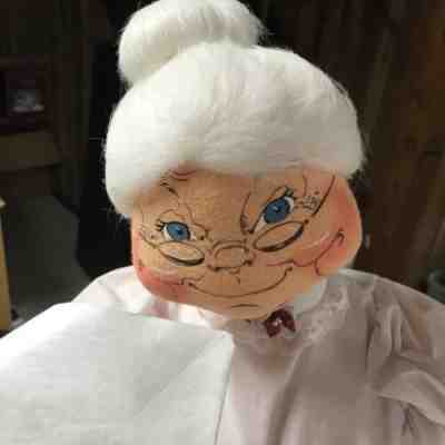 Annalee Mobilitee Doll Christmas Mrs. Claus With Letters Large 30 Inch NWT