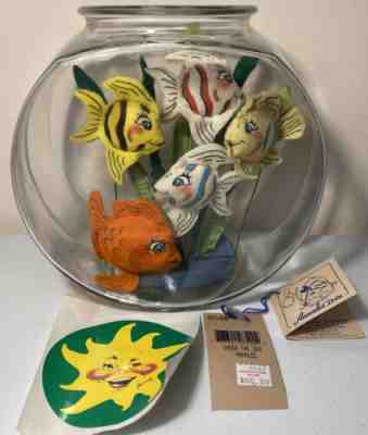 Annalee Mobilitee 1999 Under The Sea Fish Bowl Doll Wired No 8540 Mint NWT