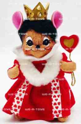 Annalee Mobilitee Storybook Mice 2006 Queen of Hearts 7" Wired Doll 943106 MINT