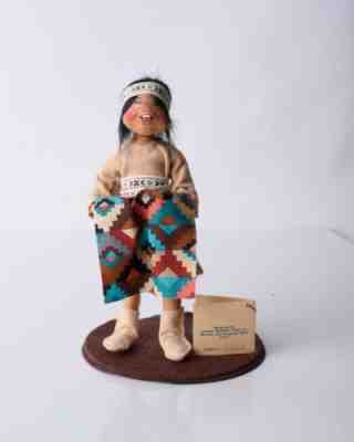 Annalee Doll Cloth Indian Maiden Native American 10" Desert Bloom Blanket 3170