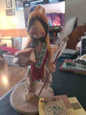 Annalee Vintage 10 Inch Native American Medicine Man Animal Costume w/ Tags 1997
