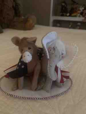 Annalee Patriot 4â? Stars & Stripes Forever Elephant And Donkey 100 Made #21