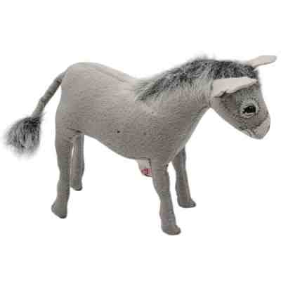 Vintage 1998 Annalee Doll 7" Christmas Nativity Donkey Mule Stable Animal RARE!