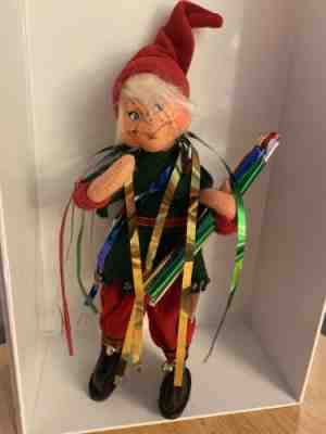 Vintage 9â? Annalee 2006 Christmas Elf Wrapping Paper