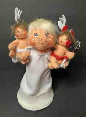 Annalee Doll Blond Angel Trio Naughty or Nice Clouds 75th Anniversary, 2010