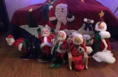 Analee christmas dolls lot of 6