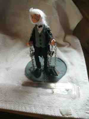 10" Jacob Marley Annalee Doll with signed plaque (#143)Brand new. Dickens series