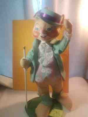 Annalee Doll Marching Band Director Bunny Rabbit Spring Easter Parade 1987