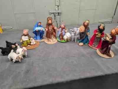 Annalee Nativity / Christmas / Xmas Dolls, 13 Piece Set / Lot, 91' 95' 96' 97'