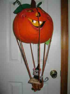 Annalee Hanging Pumpkin with 7" Witch Mouse RARE! New In bag.