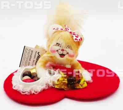 Annalee Mobilitee Dolls 2008 Valentines Treats Kitty 4" Wired Doll No 100509