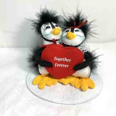 ANNALEE 2016 Valentine's Day 5" "TOGETHER FOREVER PENGUINS" #100016 Heart