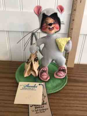 Annalee Doll Halloween Trick or Treater Mouse With Cheese #3037 W/Tags 1995