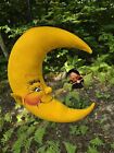 Annalee Dolls 3" Witch on Broom with 18" Halloween Moon Mobile - No. 3003 RARE