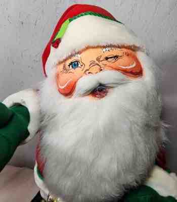 Annalee Mobilitee 30" Jinglebell Mr Santa Claus Doll LARGE Christmas 2006 NWT