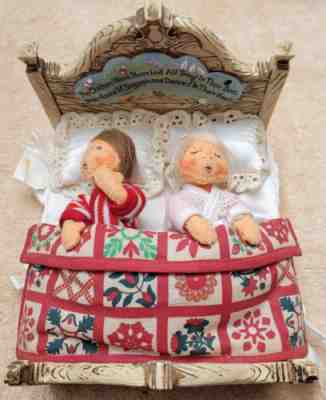 ANNALEE 2004 EXCLUSIVE MACY'S CHRISTMAS THE CHILDREN WERE NESTLED DOLL RARE