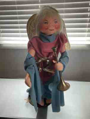 Annalee Doll 30" Heralding Angel Holding Horn#7172 1997 Extra Bonus Doll #715