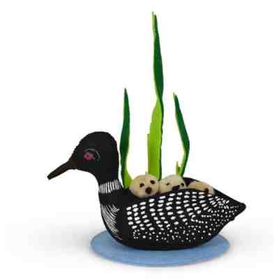 ANNALEE LAKESIDE LOON & BABIES LIMITED EDITION OF 250 U.S.A. MADE