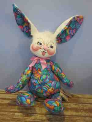 Vintage 1999 Annalee 18" Metallic Egg Bunny with Tags Only 48 Made!