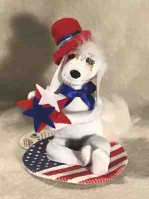 2015 4th Of July Patriotic 5â? Dandy Doggie Dog 146/500 Annalee Doll NWT RARE