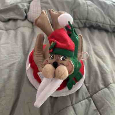 Annalee New 2021 Christmas Mobility Doll 8â? Sliding Walrus Open Eyes and Tusks