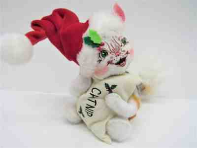 Annalee Christmas "Catnip" Kitty Doll 2007 - EUC