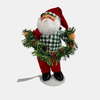 New 2018 Annalee Doll Christmas 9 In. "Northwoods Christmas Santa "#410518