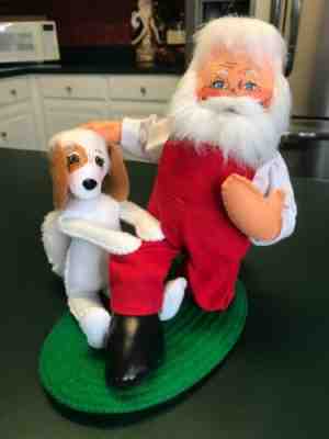 Annalee Santa & His Best Friend Doll 9â? #410221 From 2021 Cute Spotted Dog New!