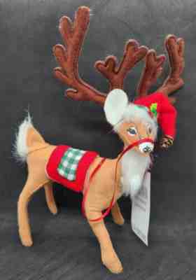 NWT 2018 Annalee Christmas Doll - 8" Northwoods Christmas Deer
