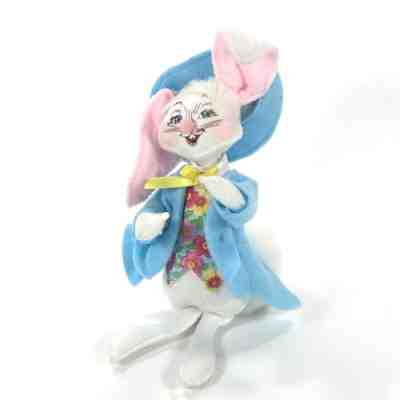 2014 Annalee Mobilitee Doll Bunny Rabbit Plush Band Conductor (MISSING BATTON)
