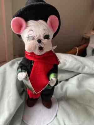 Annalee New for 2021 Christmas Mobility Doll 6â? Evergreen Caroler Boy Mouse