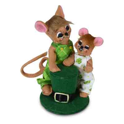 Annalee St. Patrickâ??s Day Irish Lad Mouse Chipper Shamrock Stein