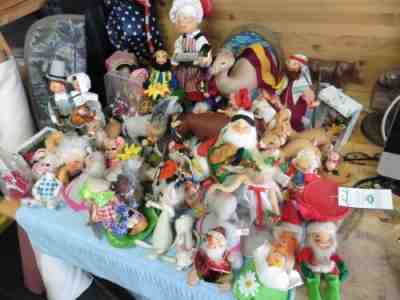 Lot of 45 AnnaLee Christmas Nativity easter Reindeer wise men 1971 to 2004