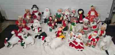 175 VINTAGE ANNALEE DOLLS-MULTI HOLIDAY LOTS (See Pics)Â