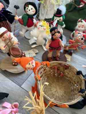 Vintage Annalee Dolls Mixed All Occasion Lot of As-Is Most in New Condition